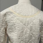 DOEN Parker Cotton Nutmilk Cream Wood Toggle Button Quilted Jacket Size XXS Photo 8