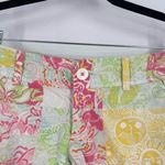 Lilly Pulitzer The callahan shorts floral patchwork print women's size 2 chino Photo 2