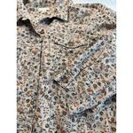 Christopher & Banks Western Linen Autumn Ditzy Leaf Print Jacket Fall Layering Teacher Country XL Photo 4