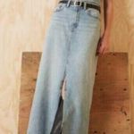 Levi's  Size 28 Premium Ankle Column Denim Skirt Please Hold Medium Wash Photo 1