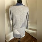 Vince  Abstract Jacquard Boatneck wool Cashmere Blend Sweater Dress S Photo 3