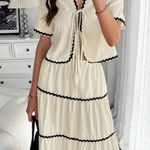 SheIn Franclia 2pcs Elegant Top And Skirt Set Photo 0