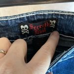 Embellished Denim Jeans Rhinestone Pockets Dark Wash Cute Western Blue Size undefined Photo 4