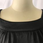Kenneth Cole Reaction black blouse size xs Corporate Goth Glam Photo 3