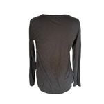 Marine layer  Size Medium Black Long Sleeve Top Photo 4