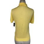 LIONESS  Untamed Short Sleeve Top in Butter Yellow Small New Womens Knit Photo 4