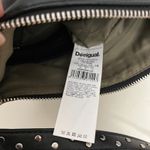 Desigual  Black Green Embroidered Beaded Butterfly Whimsigoth Crossbody Purse Photo 7