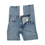 AGOLDE  Lana Distressed Straight Jeans, Backdrop, 24” Photo 5