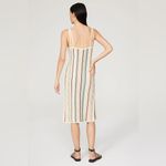 Club Monaco midi dress Multicolored Boho Knit Striped Size XS NWT Beach Vacation Photo 3