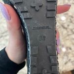 Diesel Y2K Platform Wedge Sandals Black and White Photo 5