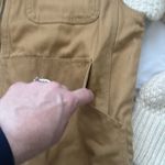 BDG Khaki Tan Remade Canvas Bomber Jacket, Size S Photo 8