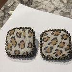 Signed Dauplaise Costume Earrings Vintage Clip On Clip Photo 0