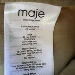 Maje  Pants Palmier‎ Beige Linen Blend Size 34 US XS Trousers Designer Minimalist Photo 4