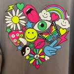 Lauren Moshi  Gray Hoodie with Colorful Accents Photo 5