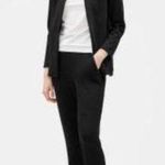 Eileen Fisher  Black Zip Jacket Large Photo 1