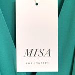 MISA Los Angeles NWT Long Sleeve Knot Dress in Eucalyptus Photo 9