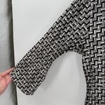 Apt. 9  Stretch Retro Gray Crinkle Y2K Collared Button Up Blouse Women's Large Photo 5