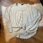 Urban Outfitters  Jojo Button Down Mint Sweater Top Photo 1