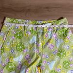 Lilly Pulitzer Floral Print Crop Pants Gauva Lime Twist Flowers 6 Cotton Blend Photo 10