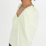 Vince Draped Square Neck Top in Honeydew Photo 1