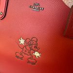 Coach Disney X Central Tote With Zip With Mickey Mouse Motif in Red Photo 6