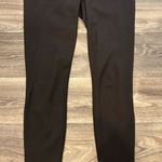 Vince Ponte Stretch Knit Chocolate Brown Leggings Pants Flat Front Waist Size 6 Photo 0