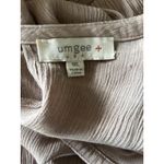 Umgee 5/$65 Womens Tan Crinkle Tunic Lace Trim Western Boho Size 1XL Photo 4