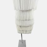 Aidan Mattox  Fringe Mini Sheath Dress in Ivory Photo 6