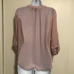 New York And Company NY&Co Lilac Sheer Popover Blouse Photo 3