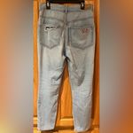 EXPRESS Super High Waisted Embellished Ripped Ankle Leggings Jeans Size 2 Short Photo 14