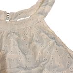 Torrid Women 4 Sleeveless Blouse White Eyelet Lace Tiered Ruffle Keyhole Back Photo 1