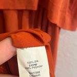 Madewell Silk Overlay Dress Rust 4 Photo 7