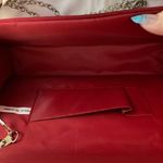 Ziumudy Rhinestone Satin Clutch NWT 8 1/4” Long x 5” Wide x 4 1/2” Deep Red Photo 3