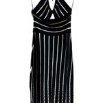 Ramy Brook  Frida Fringed Striped Halter Midi-Dress - Medium Photo 4