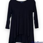 Kaari Blue  XS womens long sleeve top true black arm measurements in pics NWT Photo 9