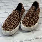 Soda  Women's Brown Leopard Slip-On Sneakers Photo 5
