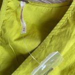 Free People NWOT  Tastemaker Mini Button Green V Neck Ruched Puff Sleeve Dress XS Photo 6