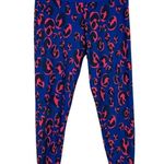 Adidas x Stella McCartney smiley face Graphic Tights 7/8 Leggins Blue Orange L Size L Photo 1