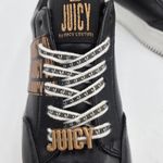 Juicy Couture  Shoes Women Size 9 Danika Platform Athletic Sneakers Black Gold Photo 10