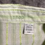 IZOD  small womens tank celery sleeveless button down spot left side see pic NWT Photo 3