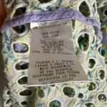 Solid & Striped Kennedy Green Floral Smocked Laser Cut Sleeveless Midi Dress XS Photo 13