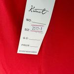 NWT Kivenst High Neck Sleeveless Maxi Dress Flowing Chiffon Layers Orange Size M Photo 3