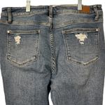 Judy Blue  Distressed Gingham Patch High Rise Skinny Jeans—size 13/31 Photo 3