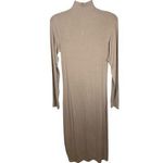 Honor The Gift Tan/Beige Ribbed Long Sleeve Sweater Dress Size XL Tan Photo 1