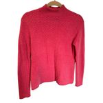 Charter Club 2 ply Cashmere Sweater Women's Small Pink Mock Neck Knit Photo 1