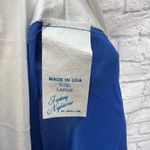 Vintage Fantasy Nightwear by Janice Lee Satin & Lace Robe Blue White Size L Size L Photo 5