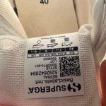 Superga 2630 Stripe sneakers in white, rubber toe cap, striped rubber outsole. Photo 6