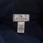 Antigua  Milwaukee Brewers MLB Baseball Navy Blue Fleece Zipup Jacket Women's XL Photo 6