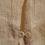 Old Navy  Cream Button-Up Blouse Photo 4