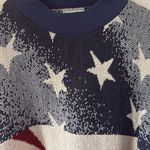 Sugar Street Weavers Americana Sweater Cotton Pullover Red White Blue One Size Size undefined Photo 1